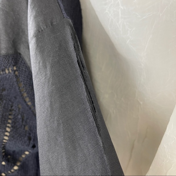 🚫SOLD🚫 VTG 80’s Black Open Knit Diamond Panel - Picture 12 of 16